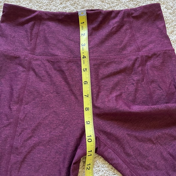 Varley Women’s Heather Purple Leggings Size Small 26” Inseam Workout Athleisure - Picture 4 of 9